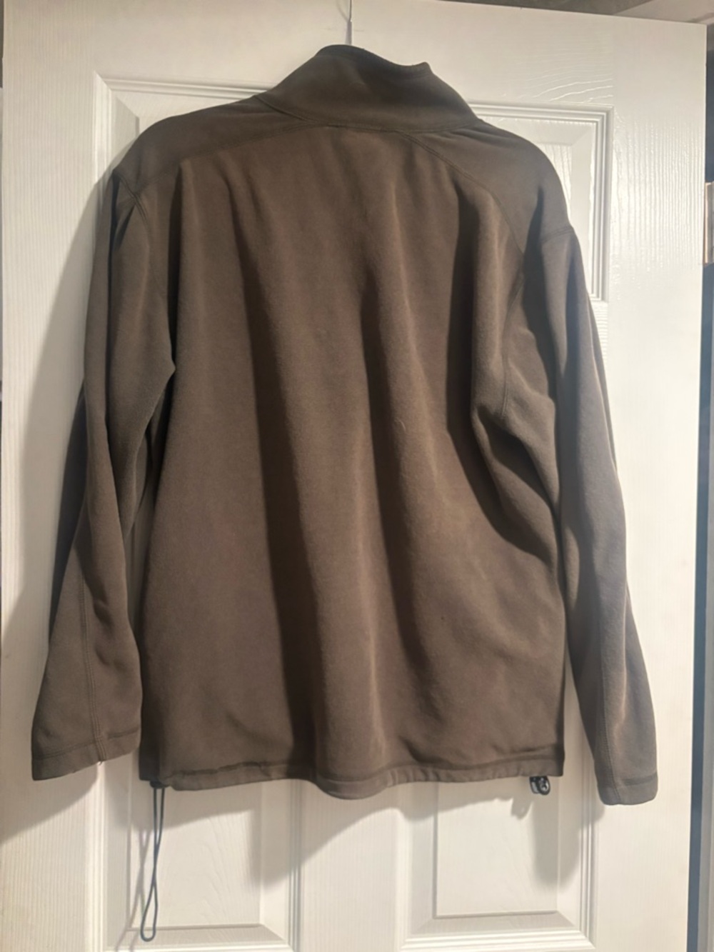 Disney Resort Women/ Men's Quarter-Zip Pullover Sweater - Brown Small - Picture 2 of 3